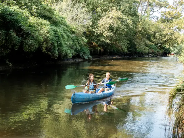 Canoé sur le Courant de Contis