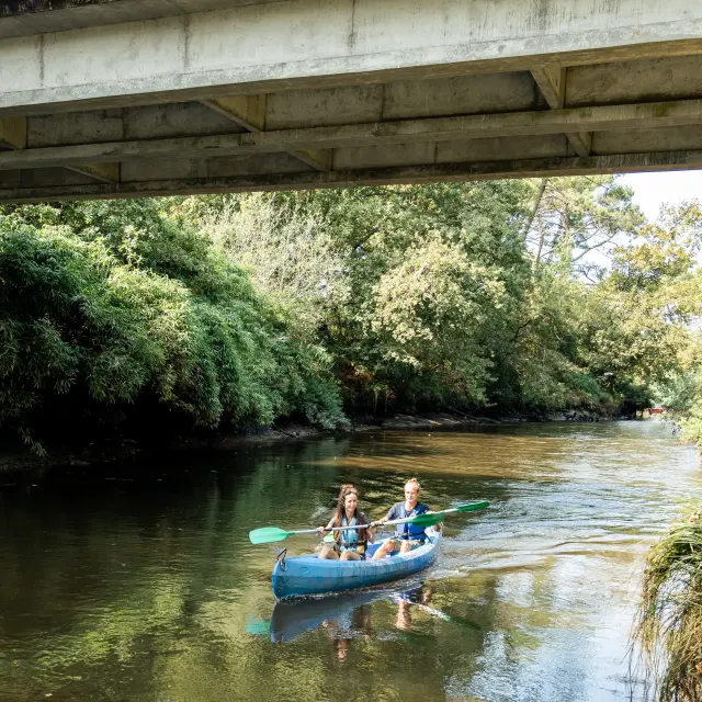 Canoé sur le Courant de Contis