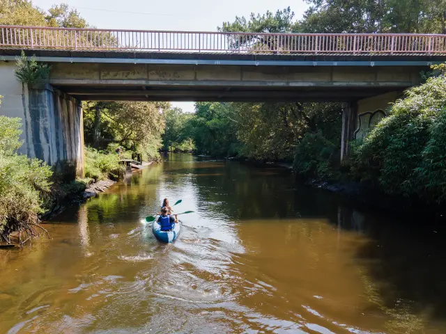 Canoé sur le Courant de Contis