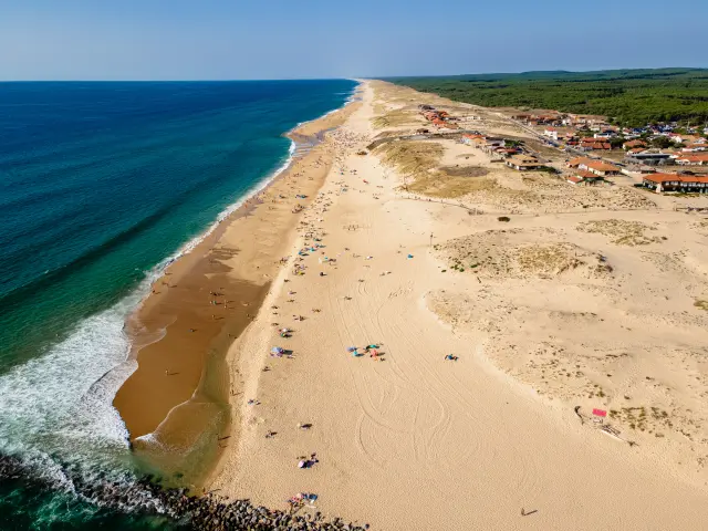 Courant de Contis et plage