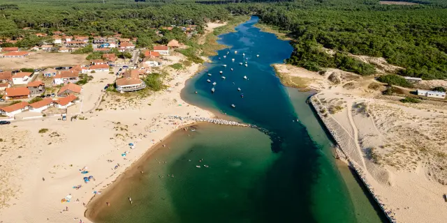 Courant de Contis et plage