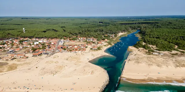 Courant de Contis et plage