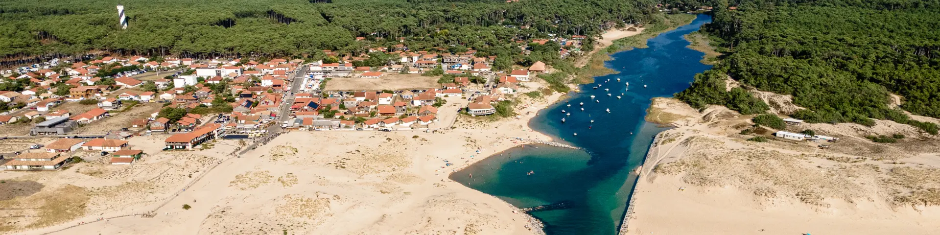 Courant de Contis et plage