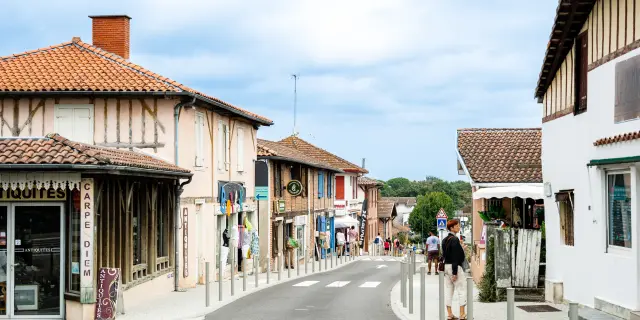 Le centre de Léon, Landes