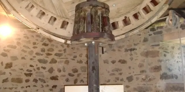 Intérieur du moulin de Gouville sur Mer