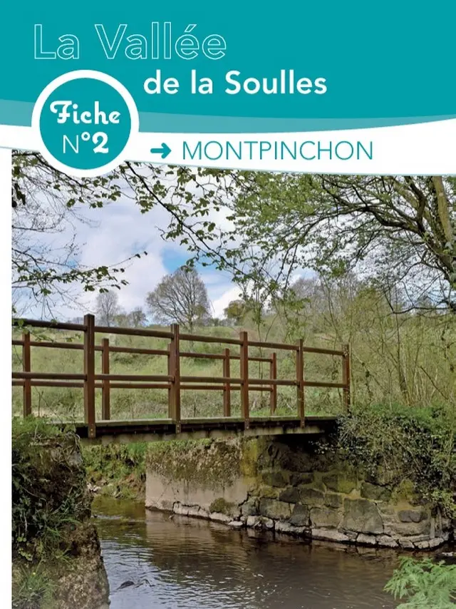 Holzbrücke über einen Bach im Soulles-Tal