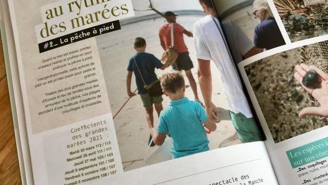 Page du magazine touristique de Coutances Tourisme 2021