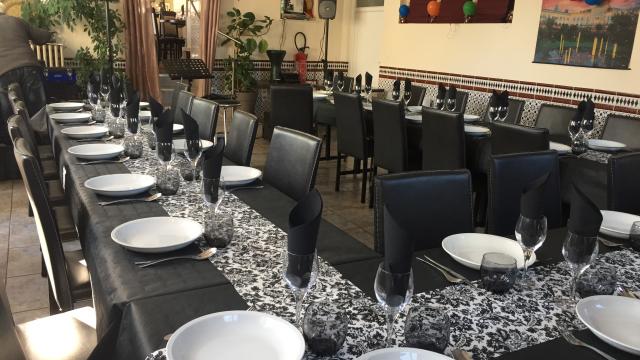 Salle de restaurant la rose des sables à Coutances