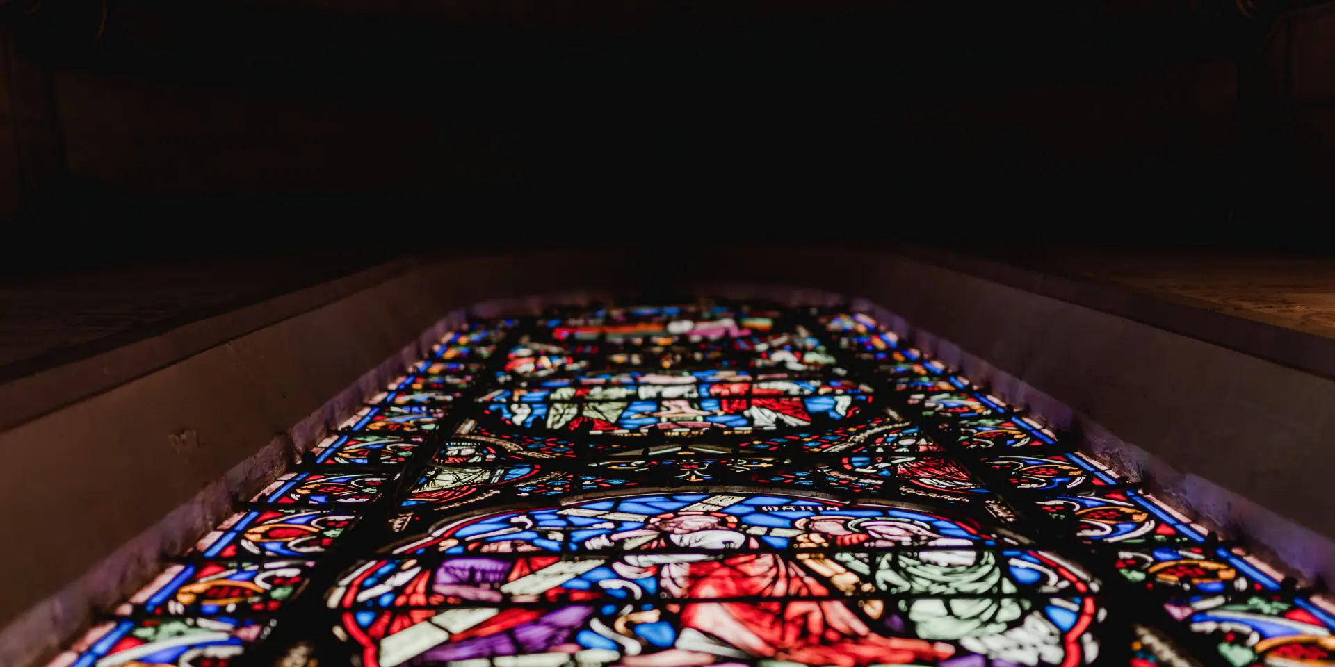 Vitrail de la cathédrale de Coutances