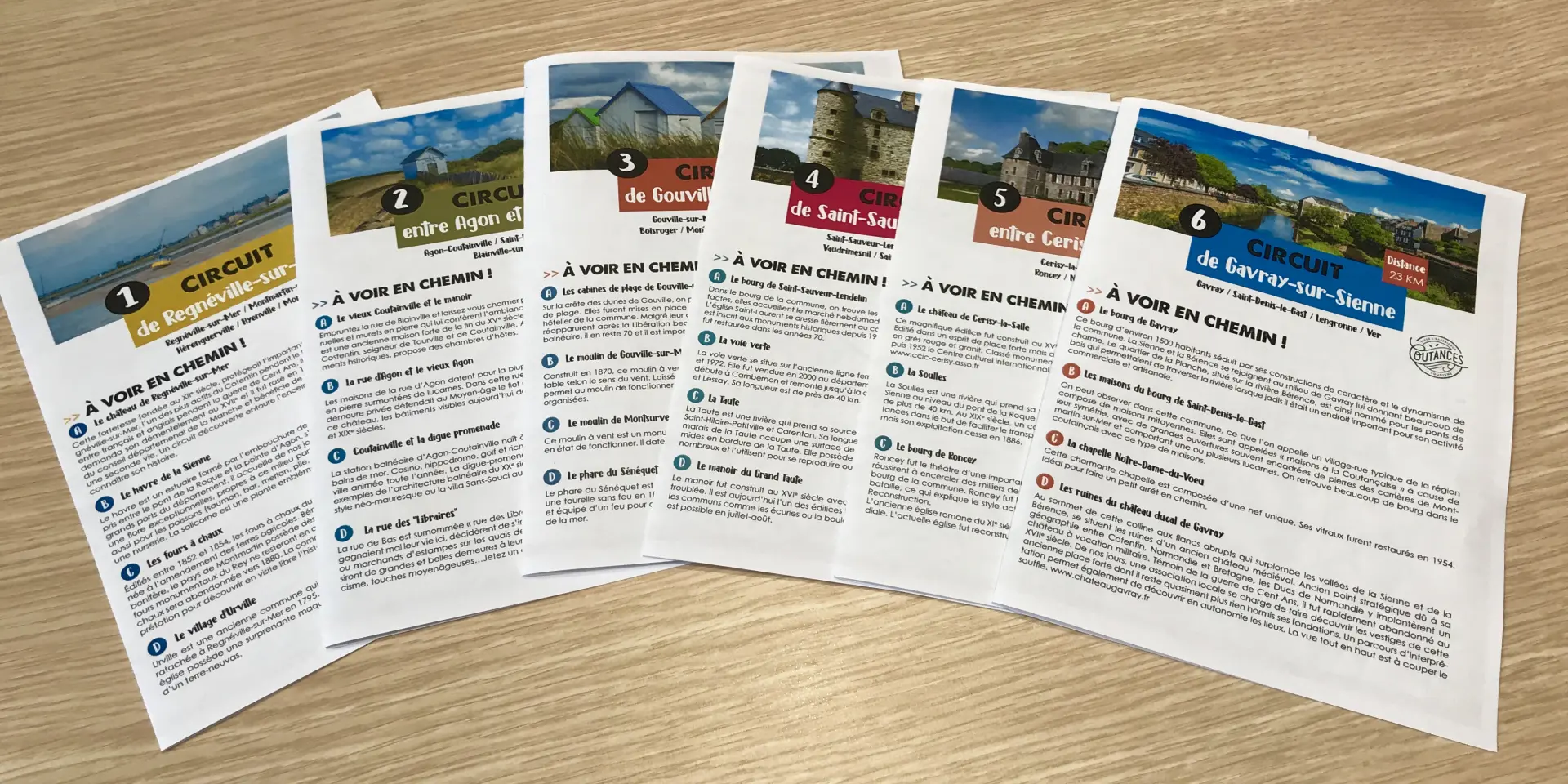 6 circuits vélo de Coutances Tourisme