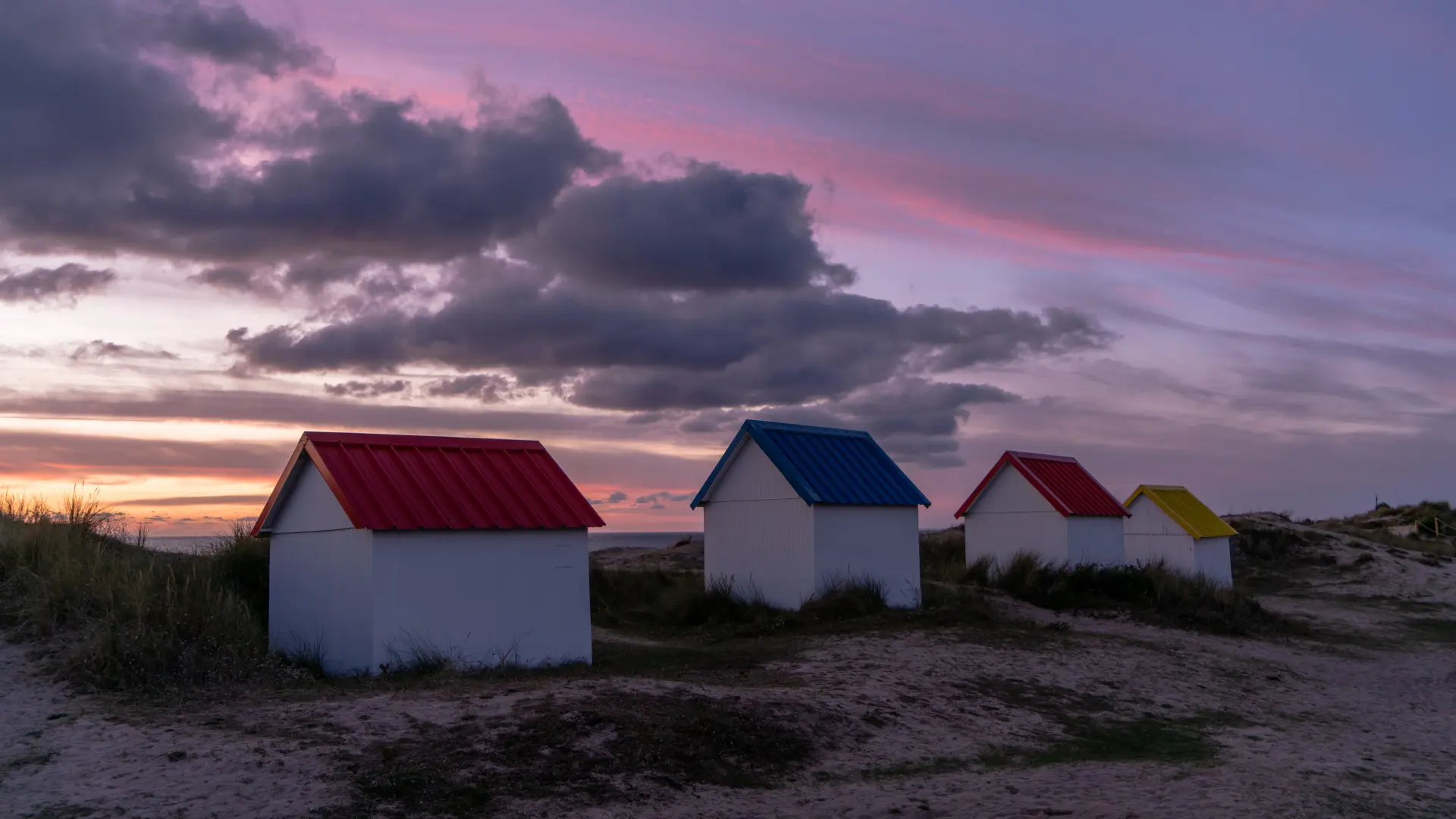 Cabines de Gouville sur Mer