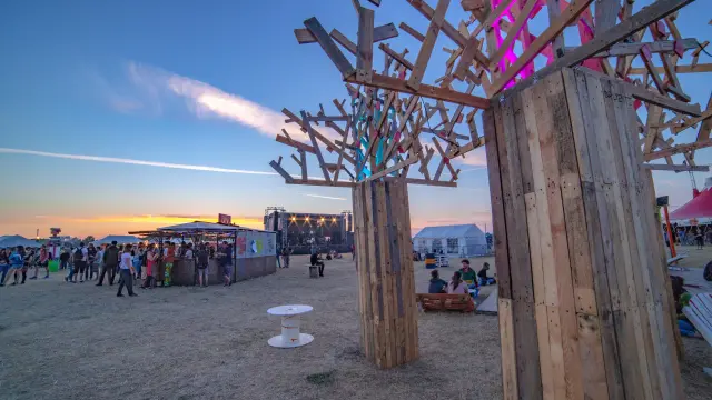 Festival chauffer dans la noirceur