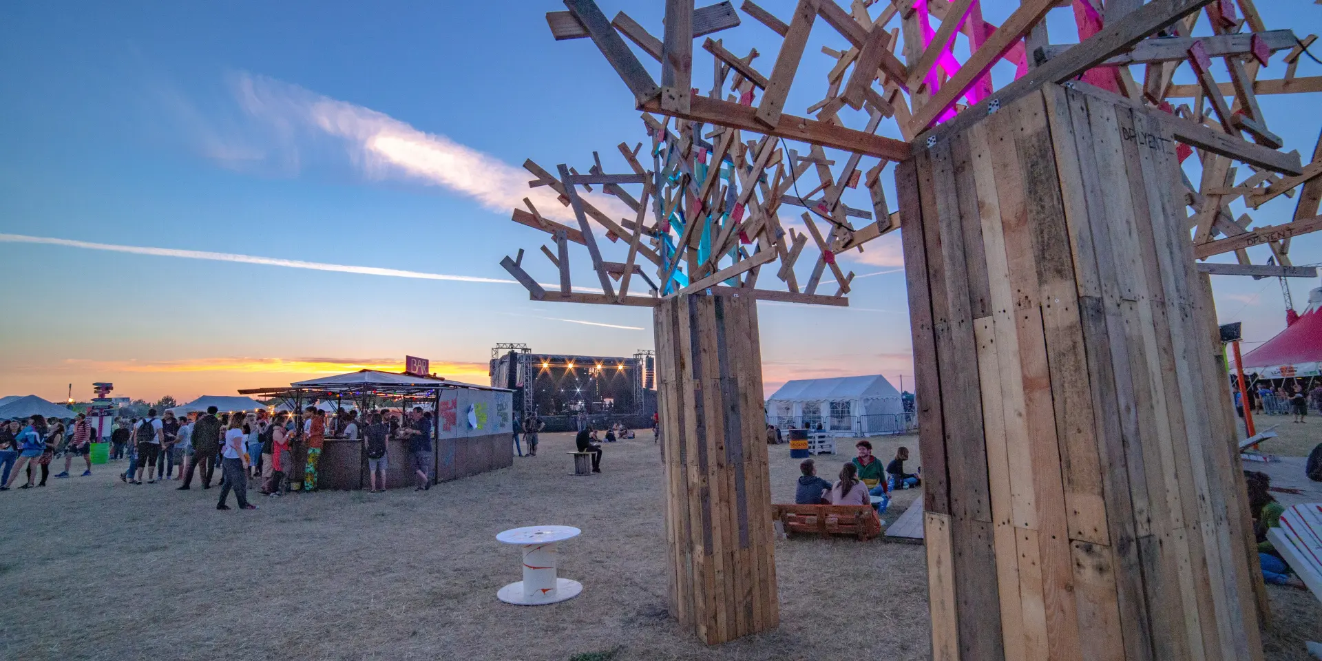 Festival chauffer dans la noirceur