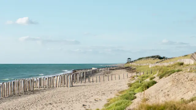 Plage de la poulette à Agon Coutainville