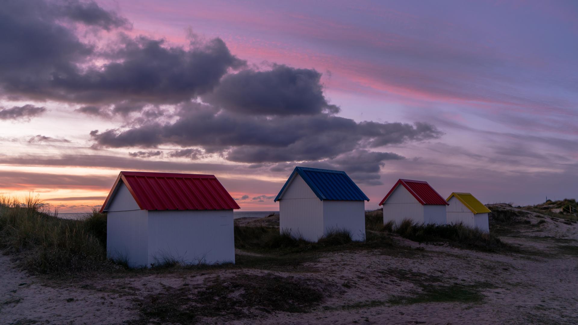 Cabines de Gouville-sur-Mer
