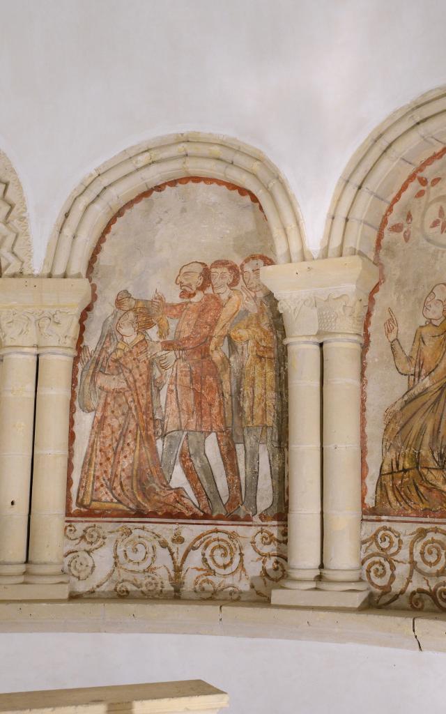 Cycle de sainte barbe dans l'église de Savigny