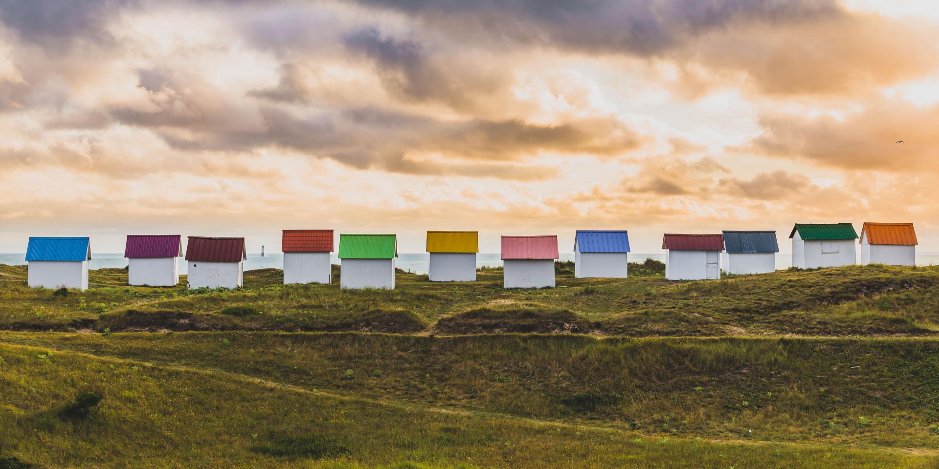 Cabines de Gouville-sur-Mer