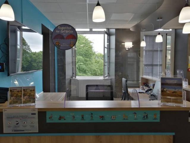 Mesures sanitaires à l'office de tourisme de Coutances