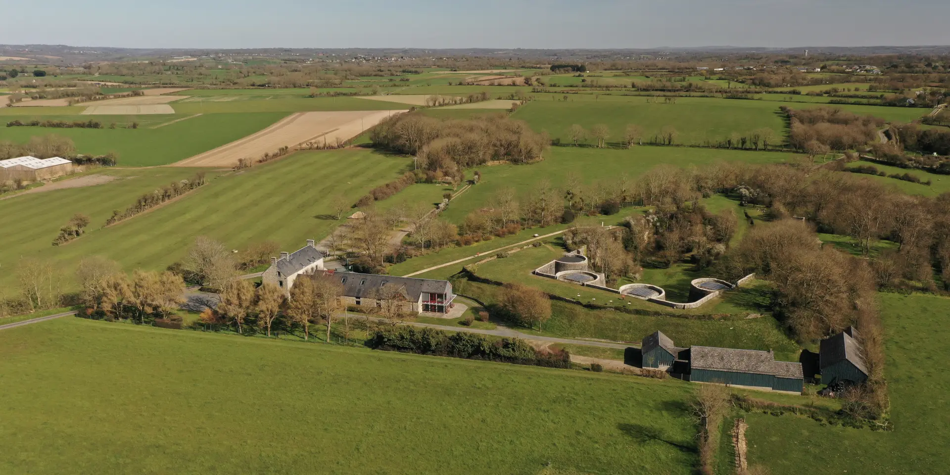 Vue aérienne des Fours à Chaux