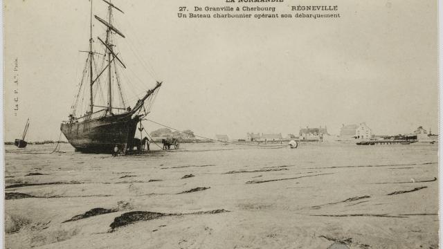 Déchargement Du Charbon D'une Goélette © Collection Du Musée Maritime Cliché A. Poirier Cd50