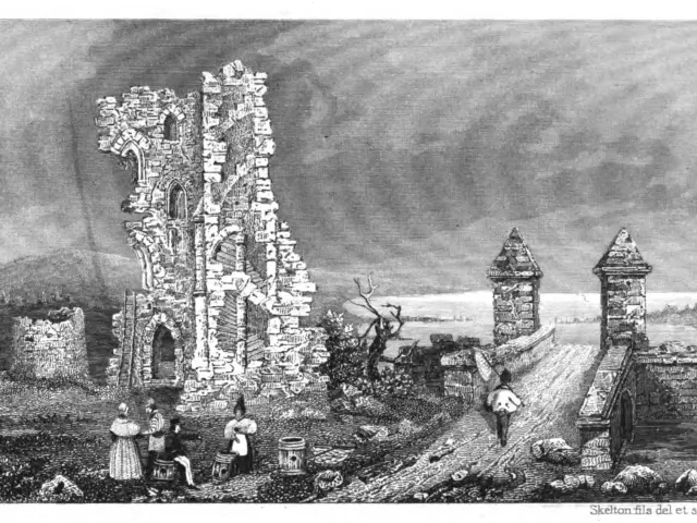 Gravure du Château de Regneville