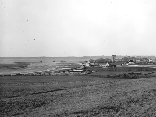 Carte ancienne de l'extraction de la tangue a Regnéville