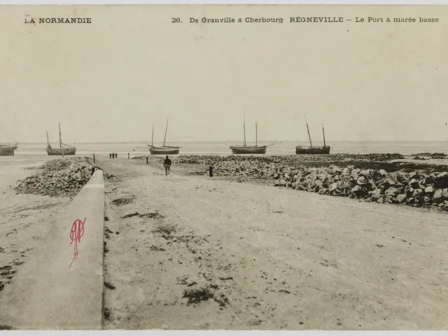 Carte ancienne de Regnéville sur Mer