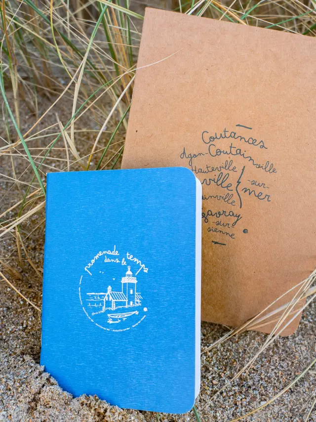 Carnets de la boutique souvenir de Coutances Tourisme