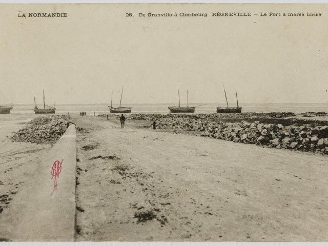 Regnéville sur Mer carte postale ancienne