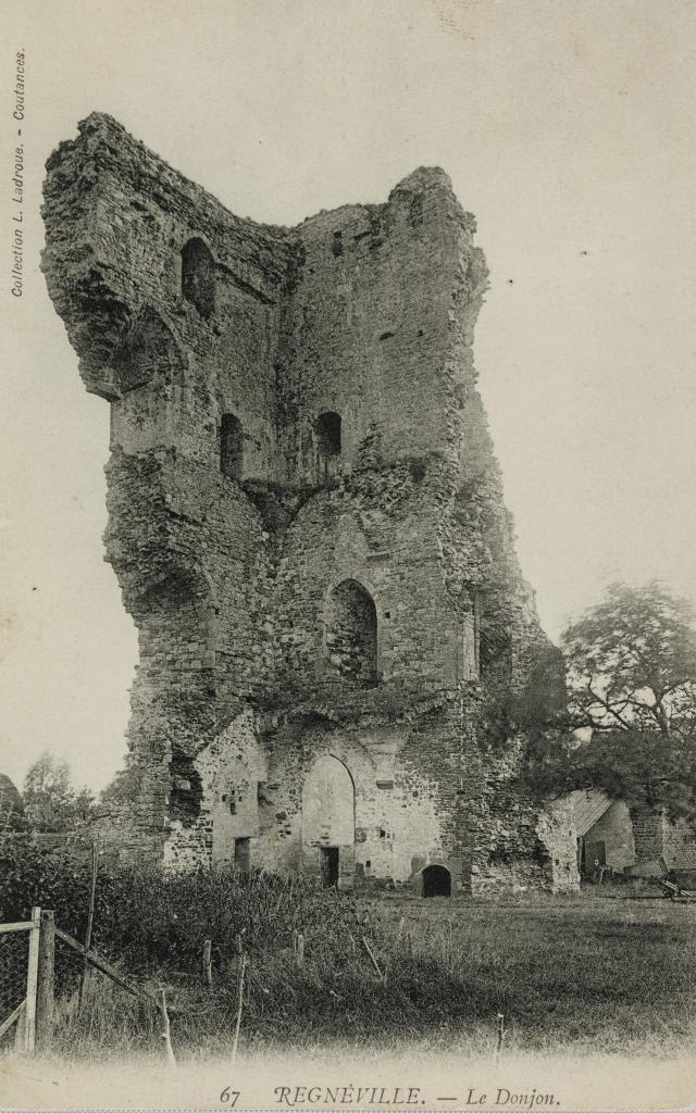 Le Donjon De Regnéville © Collection Du Musée Maritime Cliché A. Poirier Cd50