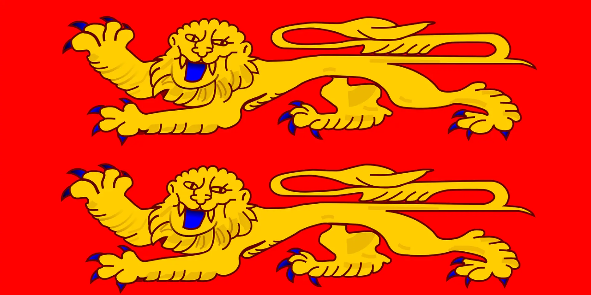 Deux léopards normands