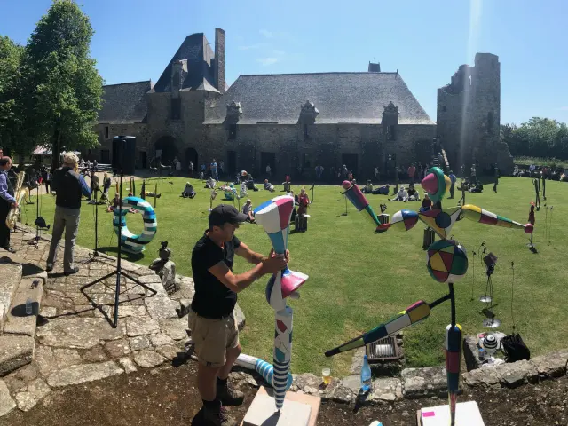 A propos de sculpture au château de Gratot
