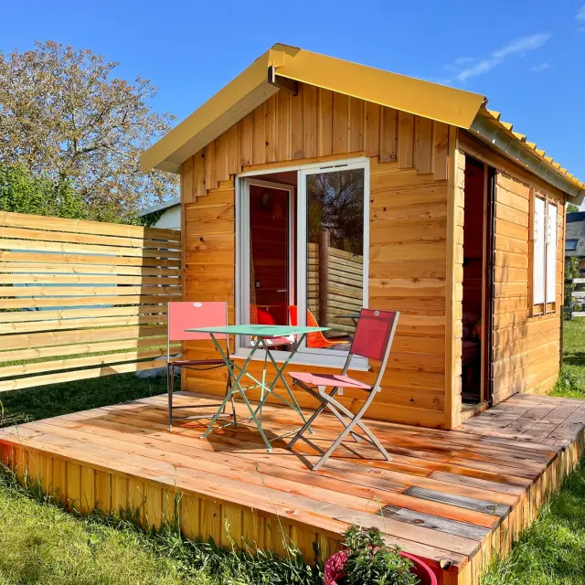 Petites cabines chez Mme Rouvier à Gouville-sur-Mer