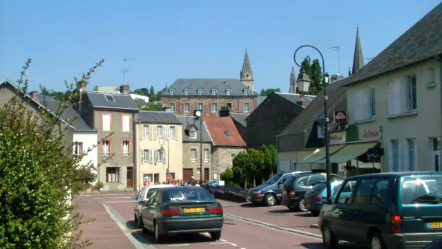 Rue du pont de Soulles à Coutances