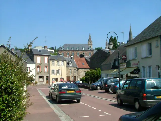 Rue du pont de Soulles à Coutances