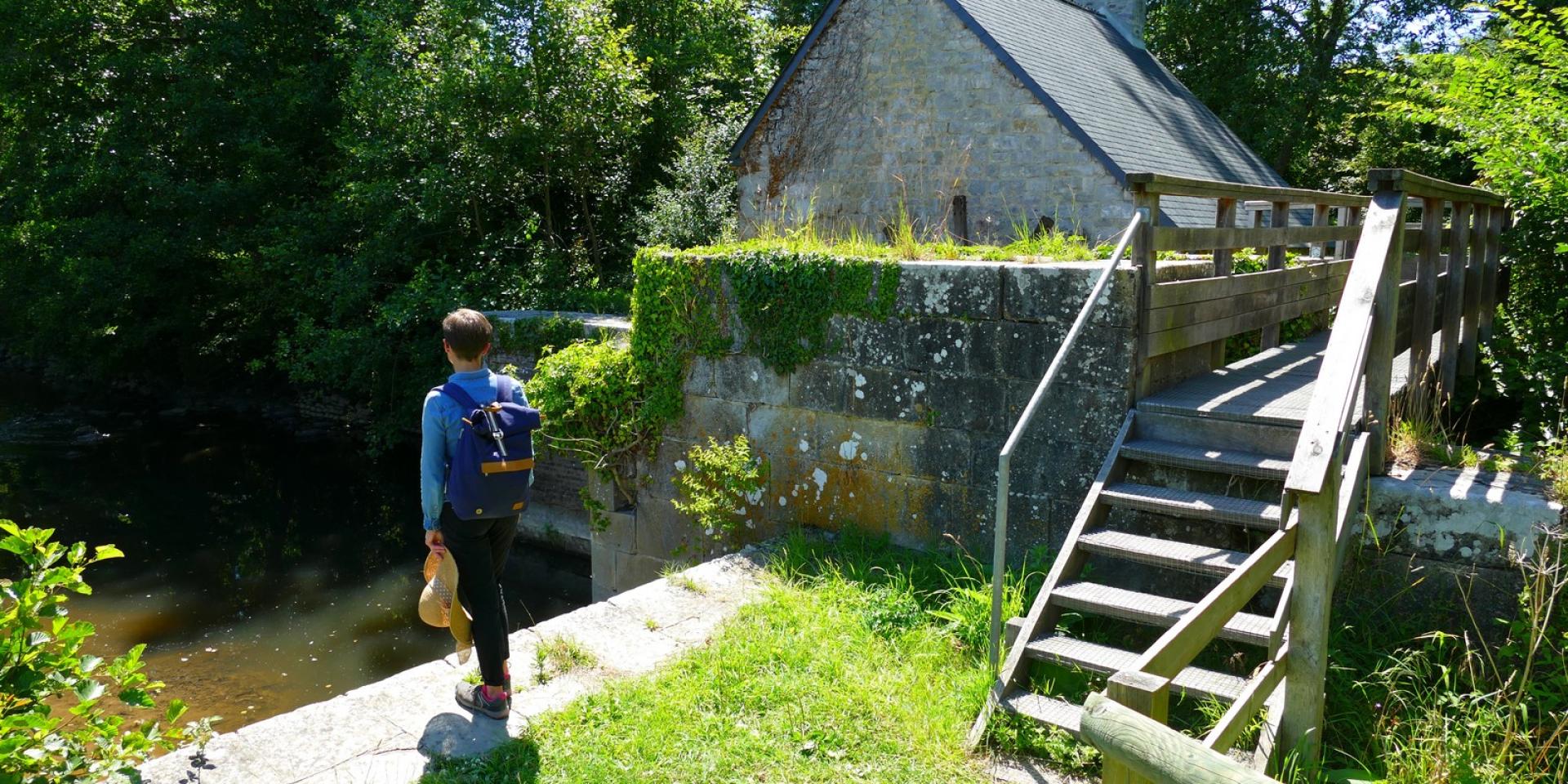 Bricqueville la Blouette Wanderung Grüner Weg Mühle ©Coutances Tourisme