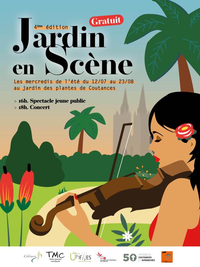 Affiche Jardin En Scene 2023 Coutances