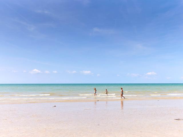 Plage Dagon Coutainville Juillet