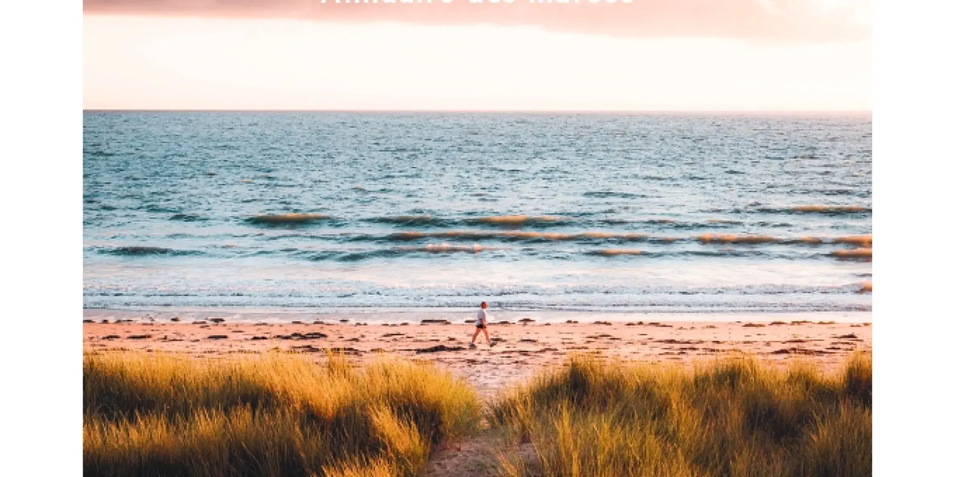 Couverture de l'annuaire des marées 2024 de Coutances Tourisme