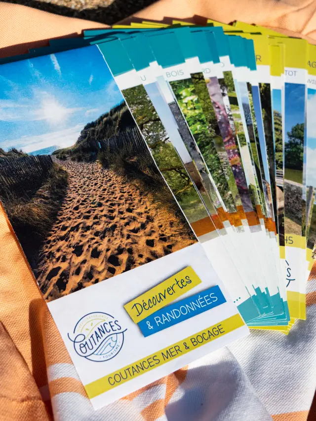 Fiches des circuits de randonnée de Coutances Tourisme
