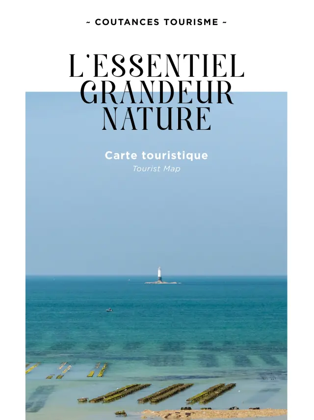 Couverture de la carte touristique de Coutances Tourisme