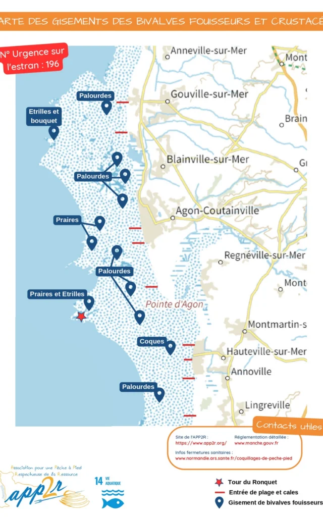Zones de pêche