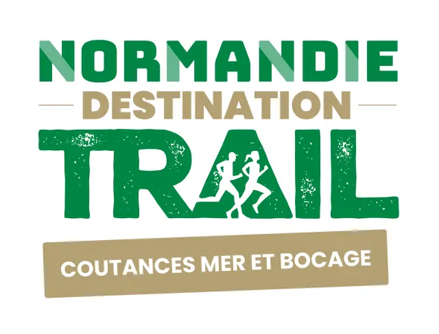 Logo de Normandie Destination Trail avec des coureurs