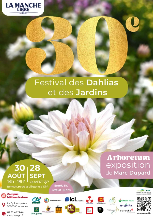 Affiche Festival Dahlias 2025