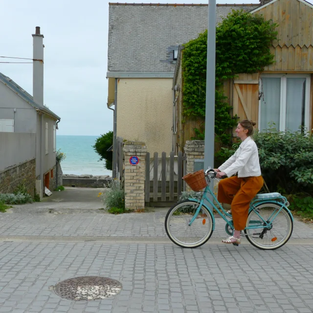 En vélo à Agon-Coutainville