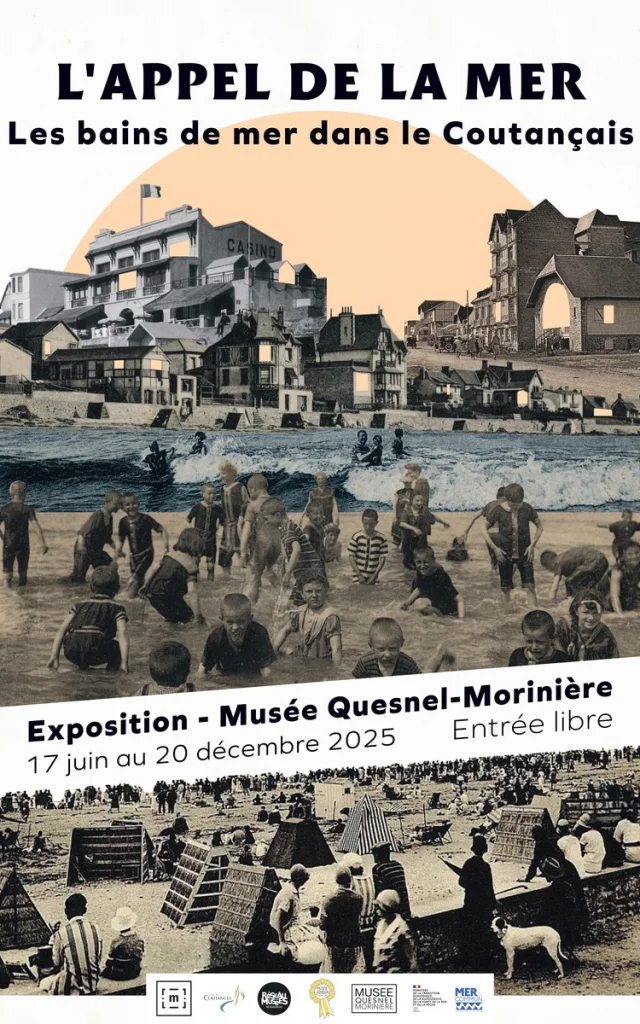 Affiche Lappel De La Mer Coutances Musee Quesnel Moriniere