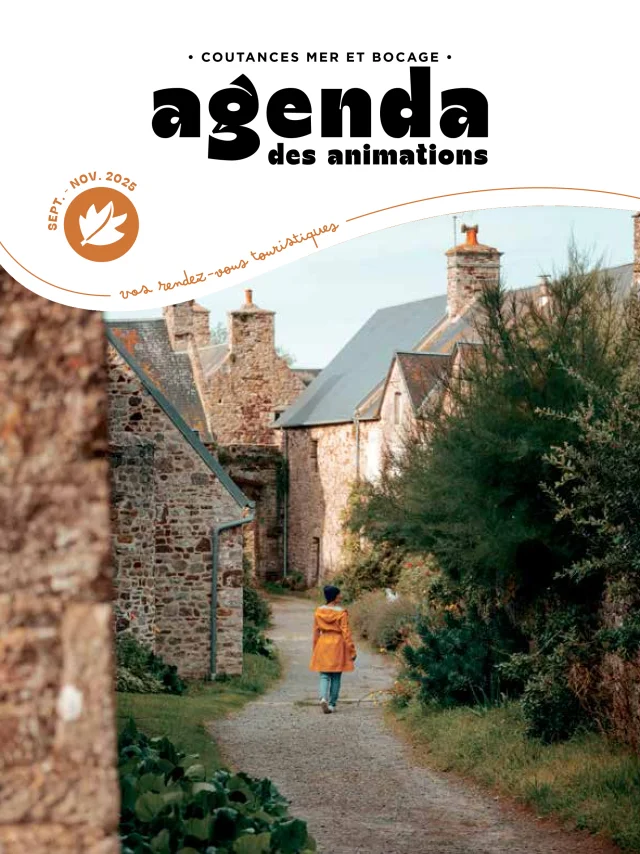 Couverture du guide des animations automnal de Coutances Tourisme