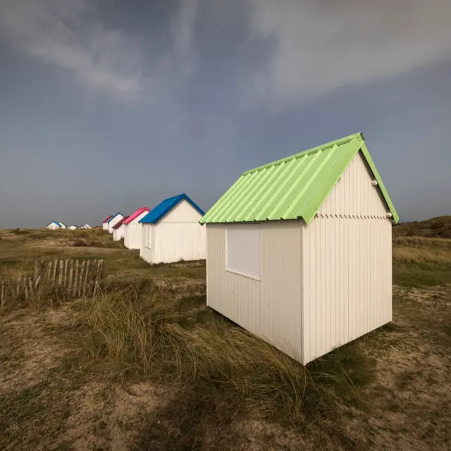 Cabines de Gouville sur Mer