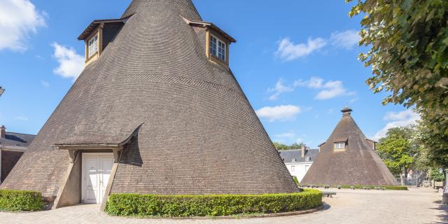 The former crystal glassworks furnaces, now Château de la Verrerie, Le Creusot.