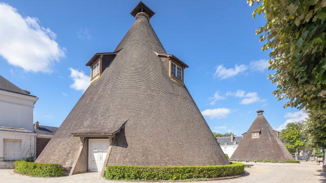 The former crystal glassworks furnaces, now Château de la Verrerie, Le Creusot.